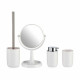 Set de Baño Berilo CN-B6369-W Blanco Polipropileno 4 Piezas (6 Unidades)