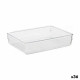 Organizador de Cajones Multiusos Transparente Plástico 24 x 5,5 x 15,8 cm (36 Unidades)