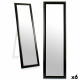 Espejo de pie Negro Madera Cristal 38 x 134 x 2,5 cm (6 Unidades)