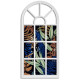 Wall photo frame Window White Glass Plastic 34,5 x 2,5 x 69,5 cm (6 Units)