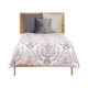 Colcha Reversible 180 x 260 cm Blanco Morado (6 Unidades)