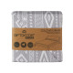 Colcha Reversible 240 x 260 cm Blanco Gris (6 Unidades)