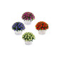 Flor Decorativa Ibergarden A16120-0118 Lila Ramo 14 x 12 x 14 cm (12 Unidades)