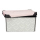 Caja de Almacenaje con Tapa Kipit Vibes Rosa Plástico Flechas 5 L 19 x 13,5 x 29,5 cm (12 Unidades)