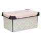 Caja de Almacenaje con Tapa Kipit Vibes Rosa Plástico Flechas 5 L 19 x 13,5 x 29,5 cm (12 Unidades)