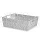 Multi-purpose basket Kipit A3-693109 White Cloth 3 L 23 x 8 x 27 cm (48 Units)