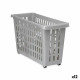 Cesta Multiusos Kipit G-327-1 Gris Plástico 17,5 x 26 x 46 cm Con ruedas (12 Unidades)