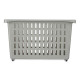 Cesta Multiusos Kipit G-327-1 Gris Plástico 17,5 x 26 x 46 cm Con ruedas (12 Unidades)