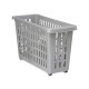 Cesta Multiusos Kipit G-327-1 Gris Plástico 17,5 x 26 x 46 cm Con ruedas (12 Unidades)
