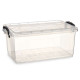 Caja de Almacenaje con Tapa Kipit TP546-1 Transparente Plástico (12 Unidades)