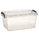 Caja de Almacenaje con Tapa Kipit TP545-1 Transparente Plástico (12 Unidades)