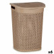 Cesto para la Ropa Kipit 4790-4 Beige Plástico 60 L 43,5 x 57,5 x 34 cm (6 Unidades)