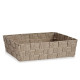 Multi-purpose basket Kipit A3-6885 Beige Cloth 3,8 L 34 x 8,5 x 21 cm (18 Units)