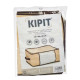 Bolsa de Almacenamiento Kipit AR1903037 Crema Poliéster Polipropileno 27 L 45 x 30 x 20 cm (24 Unidades)
