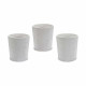 Macetero Ibergarden DX43436-F12 Blanco Cerámica Patrón 12,3 x 12 x 12,3 cm (144 Unidades)
