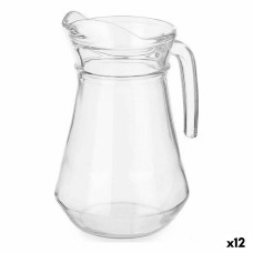 Jarra de Cristal Transparente Vivalto J-34 Transparente Vidrio 1 L (12 Unidades)