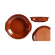Cazuela 0136 Miel Barro cocido 38 x 7 x 36 cm (6 Unidades)