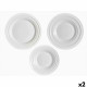 Set de Vajilla Vivalto F-LGCP105-75-85 Blanco Vidrio opalino (2 Unidades)