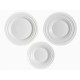 Set de Vajilla Vivalto F-LGCP105-75-85 Blanco Vidrio opalino (2 Unidades)