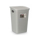 Bucket container Stefanplast 30081 Light grey Plastic 50 L 36 x 54,5 x 38 cm (6 Units)