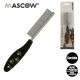 Hairstyle Mascow 27793 Black Red Green Polyester Steel 4 x 20,5 x 1,5 cm 12 Units