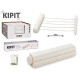 Clothes Line Kipit 21940 White Nylon polypropylene 34,5 x 6 x 6 cm Extendable (12 Units)