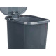 Papelera con Pedal ABK-142 Antracita Plástico 25 L (6 Unidades)
