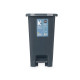 Papelera con Pedal ABK-142 Antracita Plástico 25 L (6 Unidades)