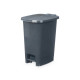 Papelera con Pedal ABK-142 Antracita Plástico 25 L (6 Unidades)