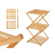 Estantería CH68220-5 Natural Bambú 40 x 62 x 33,5 cm (4 Unidades)
