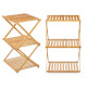 Estantería CH68220-5 Natural Bambú 40 x 62 x 33,5 cm (4 Unidades)