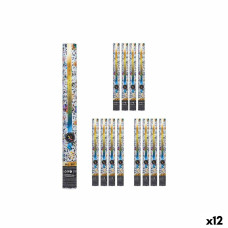 Confetti cannon XZY99A-50 Multicolour Paper Cardboard Plastic 5 x 49 x 5 cm (12 Units)