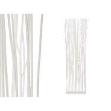 Biombo Varas Blanco Madera de sauce 50 x 185 x 12 cm