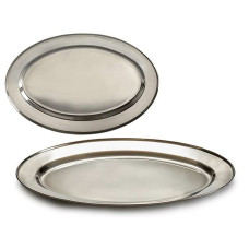 Bandeja Kinvara 2037-35 Plateado Acero Inoxidable 35 x 2 x 23 cm (24 Unidades)