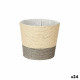 Macetero Ibergarden WY21-71 Gris Cuerda Plástico 19,5 x 16,5 x 19,5 cm (24 Unidades)