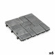 Baldosa Encajable Ibergarden TTS11P-GY Gris Piedra Plástico 30 x 2,8 x 30 cm (6 Unidades)
