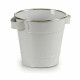 Macetero Ibergarden A60354-D Blanco Plateado Zinc Cubo 19,5 x 14,5 x 16,5 cm (24 Unidades)