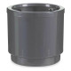 Maceta Autorriego Ibergarden 4126-PLA Plateado Polipropileno 26 x 25 x 26 cm (4 Unidades)