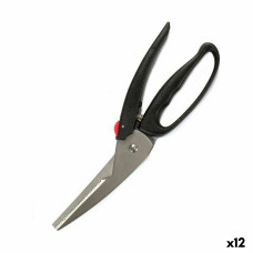 Tijeras Kinvara CW14031 Negro Acero Plástico 24,5 x 2 x 7,5 cm (12 Unidades)
