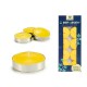 Set de Velas Ibergarden HL-1010CIT Amarillo Metal Cera Citronela (24 Unidades)