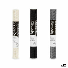 Antideslizante Kinvara SJ-A101-1 Blanco Negro Gris Goma 30 x 90 cm