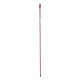 Palo para Escoba Rayas 2,3 x 130 x 2,3 cm Rojo Metal (12 Unidades)