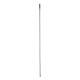 Broom handle Stripes 2,3 x 130 x 2,3 cm Grey Metal (12 Units)