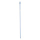 Broom handle Stripes 2,3 x 130 x 2,3 cm Blue Metal (12 Units)