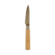 Cuchillo Pelador Kinvara KT116042E Marrón Plateado Bambú Acero Inoxidable 22 x 19,5 x 2 cm (12 Unidades)