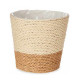 Planter Ibergarden WY21-73 Brown Natural Rope Plastic 14 x 12,5 x 14 cm 14 x 14 x 14 cm