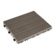 Baldosa Encajable Ibergarden SM-4P-ALDH Negro Polietileno Composite 30 x 2,6 x 30 cm
