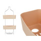 Shower Hanger Berilo W7072 - 384 Beige Metal Plastic 28 x 60 x 14 cm (6 Units)