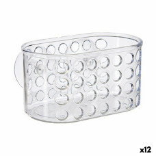 Shower Hanger Berilo CB25262A Transparent PVC polystyrene 15,8 x 8,5 x 8 cm (12 Units)