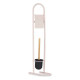 Portarrollos de Papel Higiénico con Soporte para Escobilla Berilo CN-B0810P - 404 Rosa 16 x 28,5 x 80,8 cm (4 Unidades)